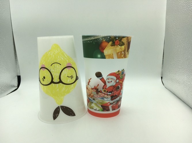 Pp Material Plastic Coffee Cups In Mould Label Foodgrade And Bpa Free