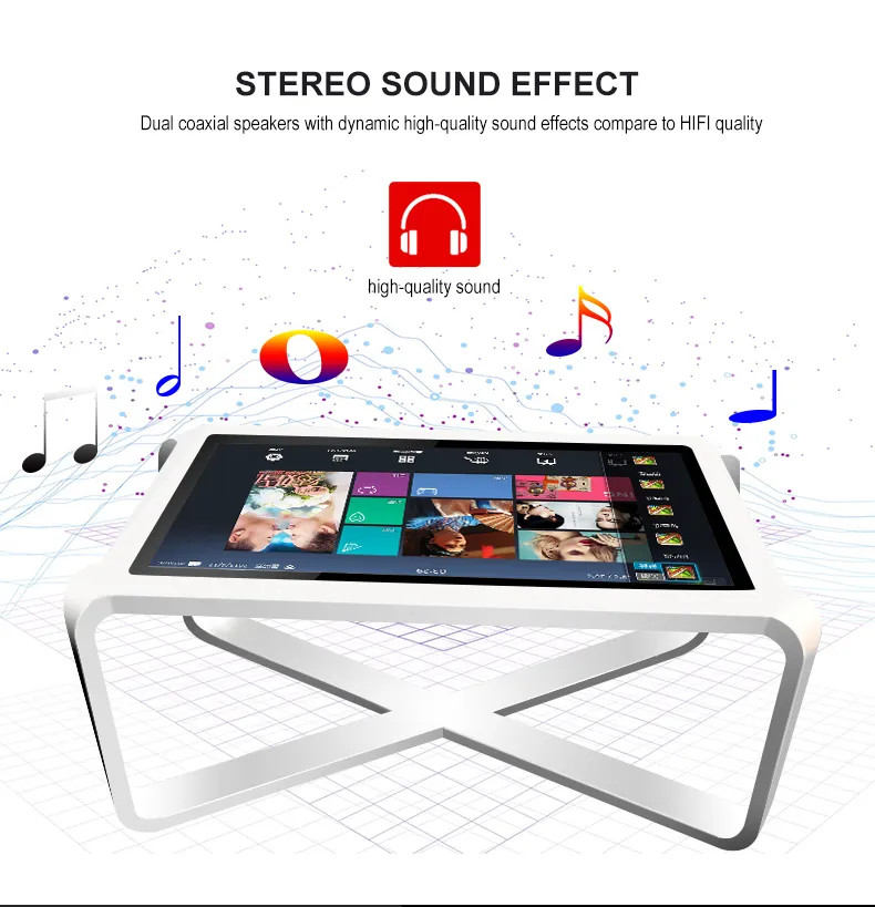 High Quality 49" Board Game Touch Table Self Service Kiosk With Good Price