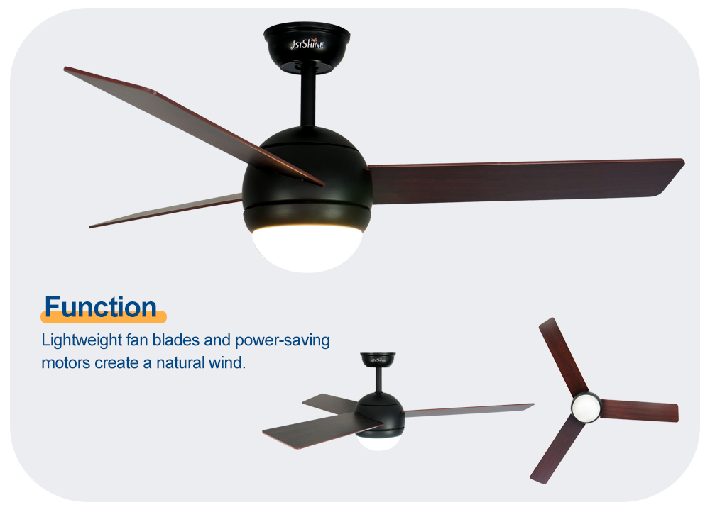 Lighting and Circuitry Design Ceiling Fan 1stshine Dimmable LED Lighting with Remote