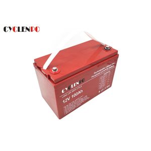 Deep Cycle 12V Lifepo4 Lithium Battery Pack 100ah Anti Overcharge With BMS