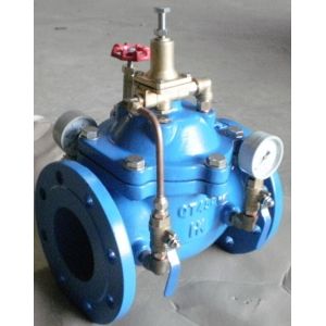 Self Acting Pressure Control Pressure Sustaining Valve For Reducing The Pipeline