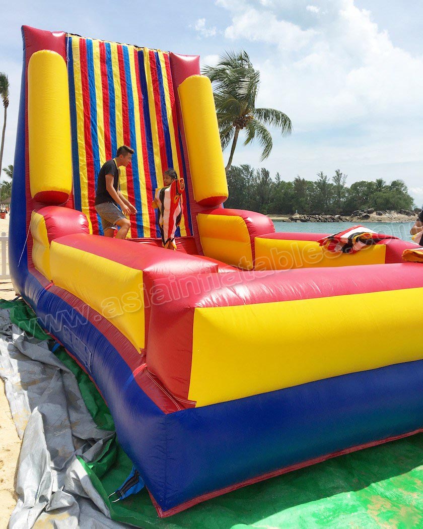 New design inflatable air sticky jumping wall with suit ,inflatable magic sticky wall for sale