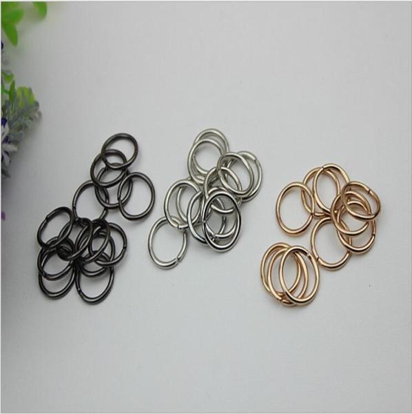 Super cheap bag making accessories light gold small metal wire iron buckles