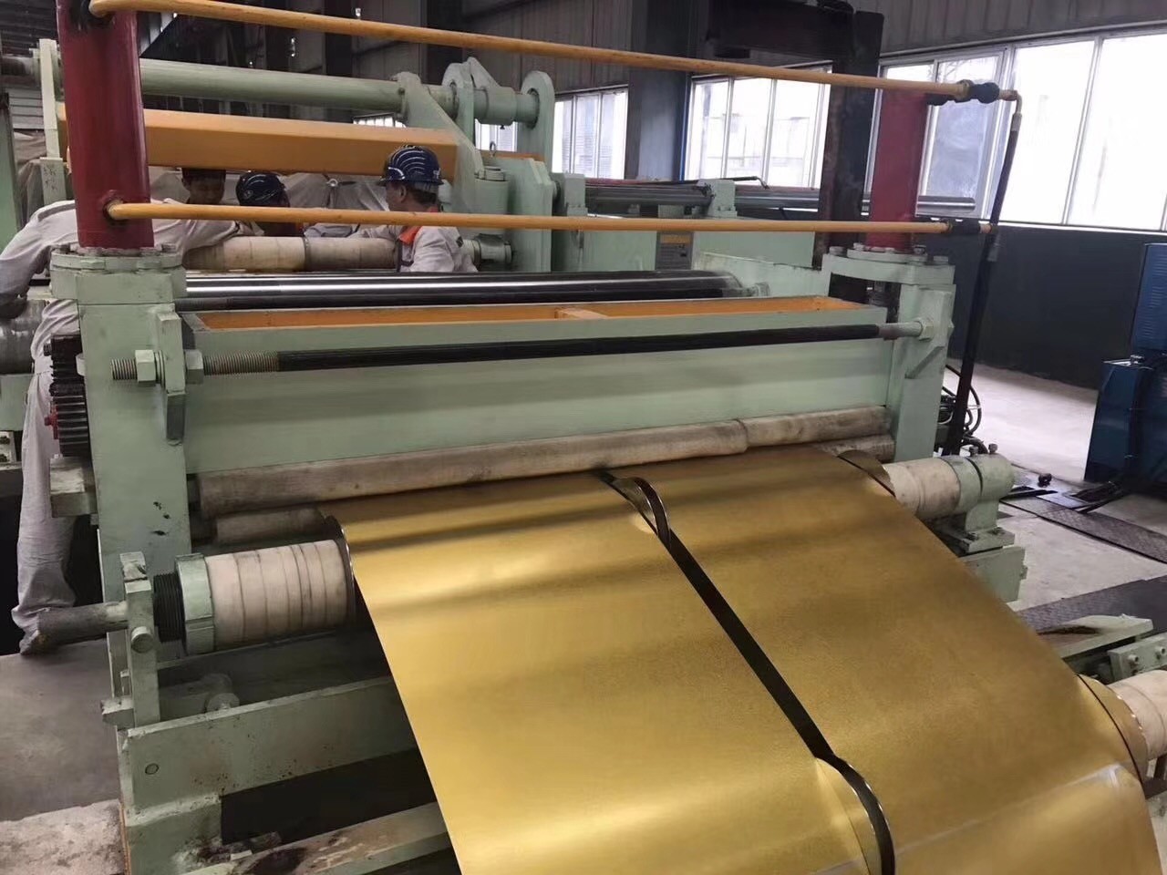 Green Color AFP Aluzinc Steel for Stone Coated Metal Tiles Regular Spangle 55% Aluzinc Steel Coil Regular width 1M
