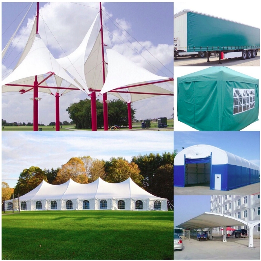 2m-100m Width Waterproof PVC Coated Polyester Fabric Tarpaulin for Multiple Materials
