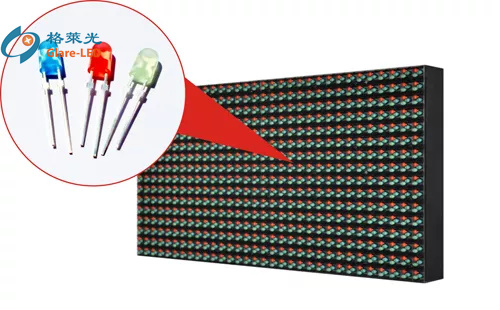 High Brightness Waterproof LED Module For Outdoor Advertising Display Screen 347 LEDS