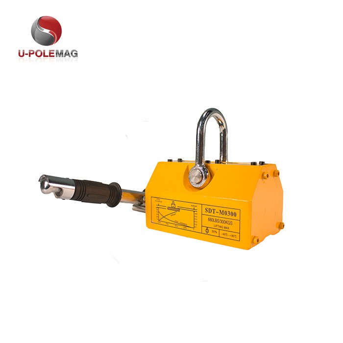 55.5Kgs Dead Weight PML-1000 Switchable Hand Controlled Lifting Magnet for Industrial