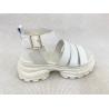 Buy cheap Breathable Microfiber Summer Sandals PU White Sandals For Women from wholesalers
