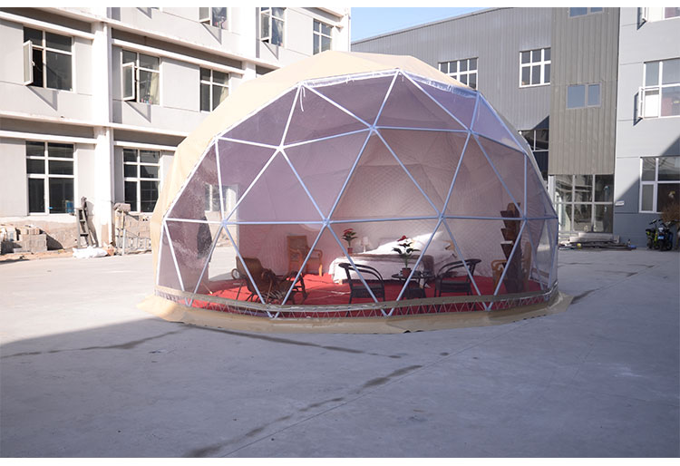 9m Geodesic Dome Camping Tent Luxury PVDF Gabric Outdoor PVC