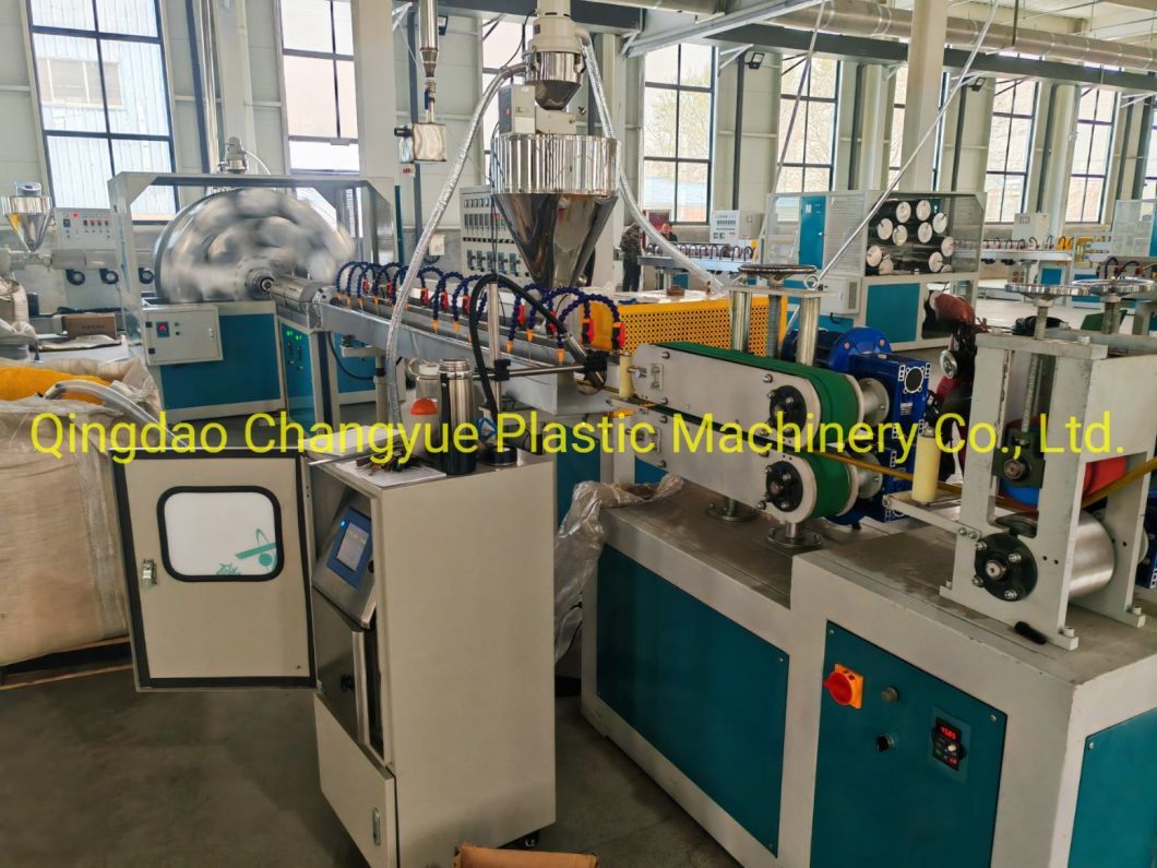 PVC Steel Wire Reinforced Pipe Production Line / Plastic PVC Steel Wire Hose Making Machine