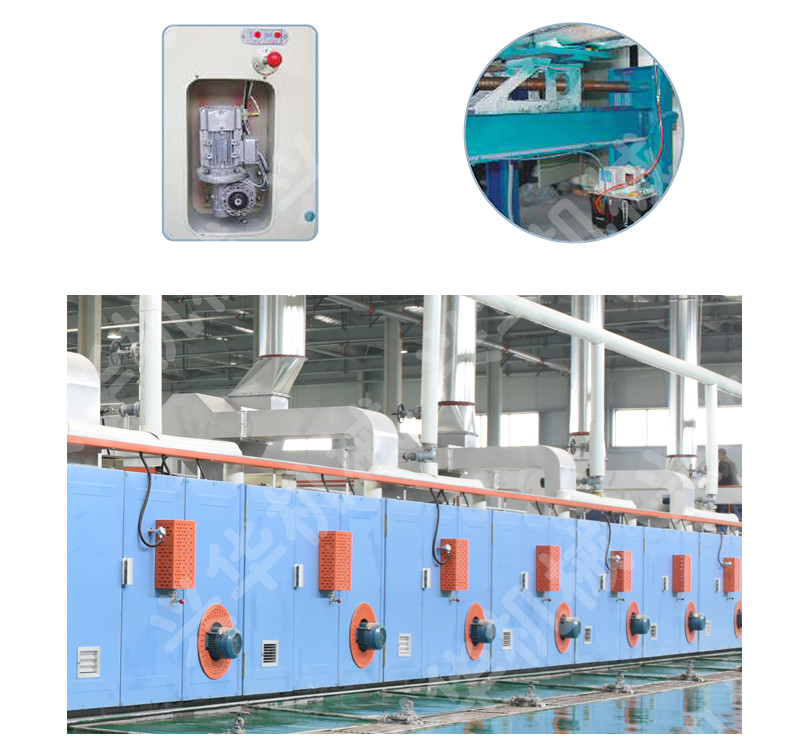 High Efficiency 420cm Textile Coating Machine Hot Air Circulation Drying Chamber