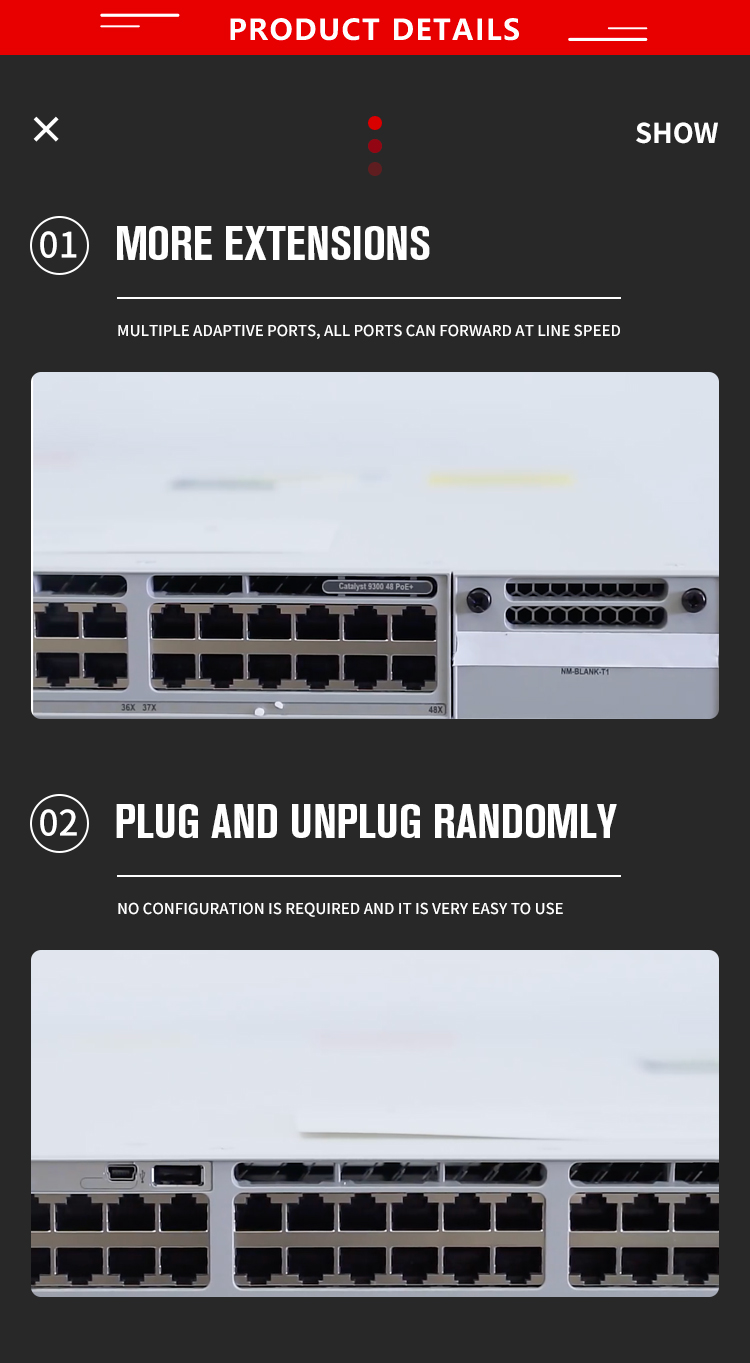 STACK-T4-1M Stack Cable for Cisco C9200 and C9200L Series