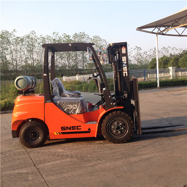 Snsc FL35 New Gas 3.5 Ton LPG Gasoline Forklift