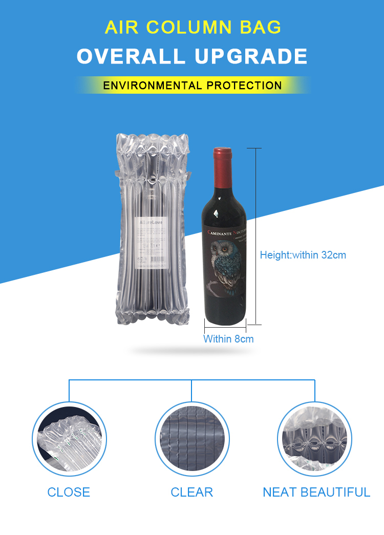 Material Safety And Environmental Protection Air Bubble Column Bag Protection