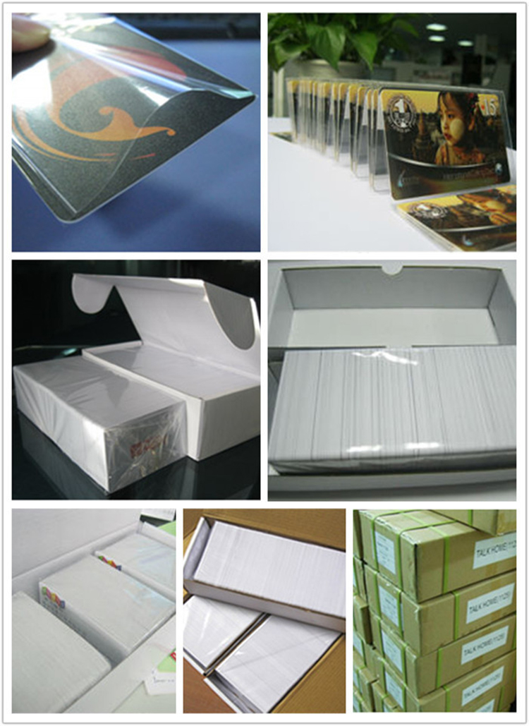 ODM Plastic Business Cards Luxury , Transparent Pvc Business Card Printing