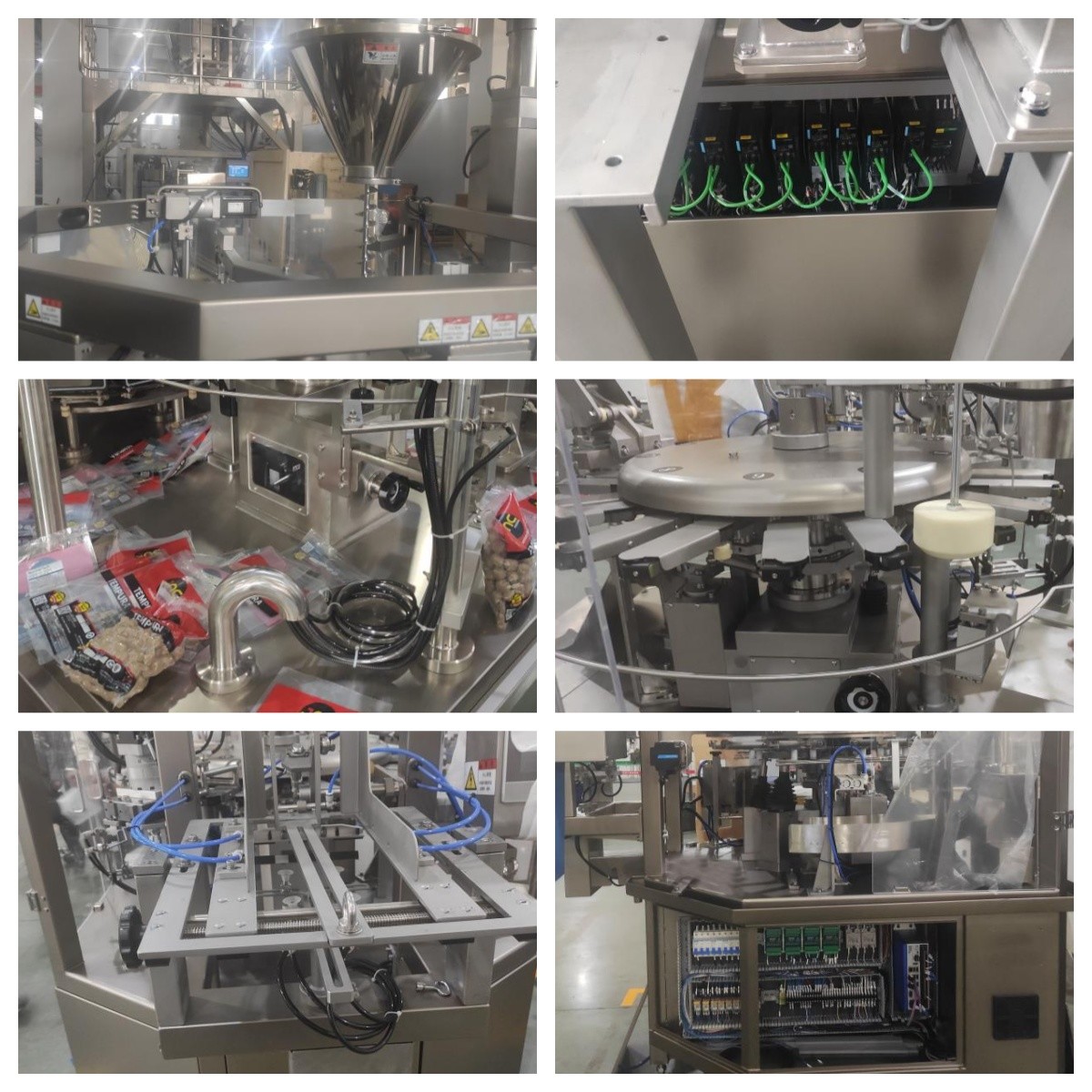 SS 304 Vertical Pouch Packaging Machine 7KW 1950mmX1400mmX1520mm