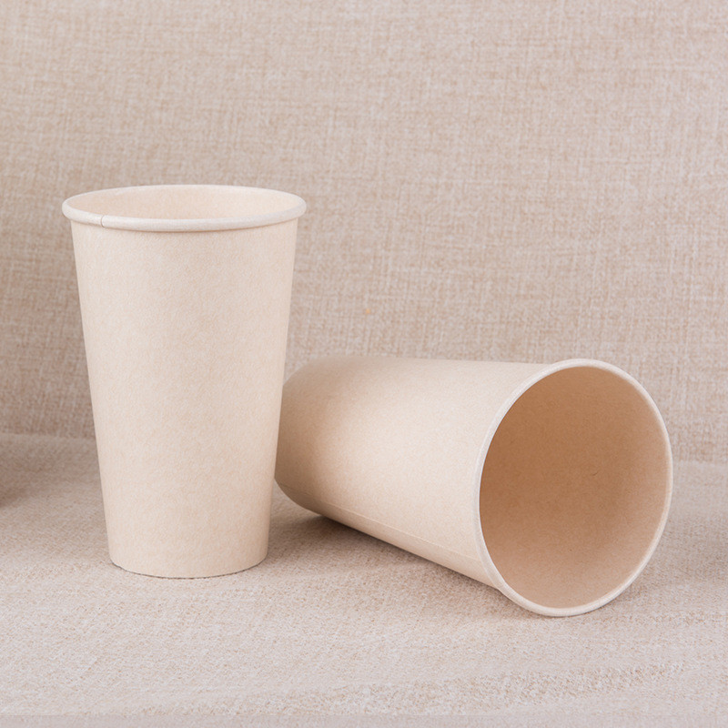 Disposable biodegradable sugarcane PLA bagasse paper soybean milk cup drinking cups