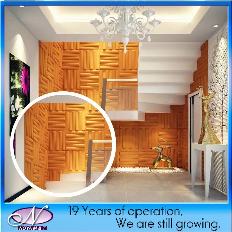 Acoustic Sound Insulation 3D Wall Panel for Meeting Room Decoration