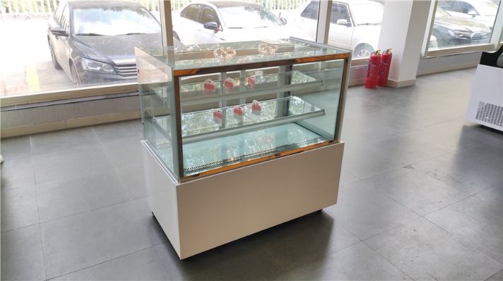 Sliding Door Ice Cream Showcase Freezer Direct Cooling 10 Trays 6 Barrels
