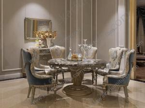  Antique marble luxury round dining tables FT-133 Manufactures