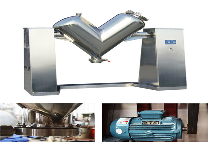 GMP Standard 50L-5000L V Shape Powder Mixer Chemical Blender Machine