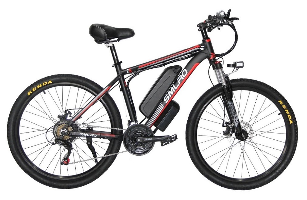 Disc Brake 29 Inch Electric Bicycle , 13Ah Smlro C6 Electric Bike
