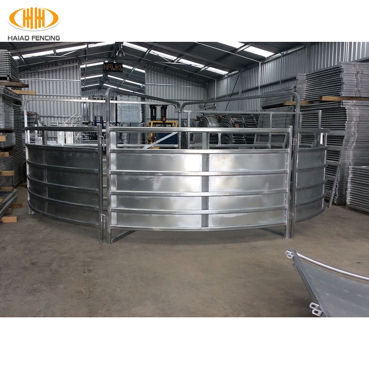 1.8mx2.1m oval cattle yard fencing