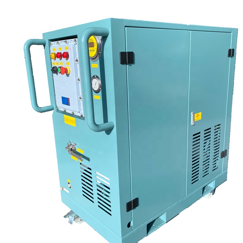 Air cooled R1233zd Automotive Ac Recovery Machine Ac Recovery Recycle Recharge Machine
