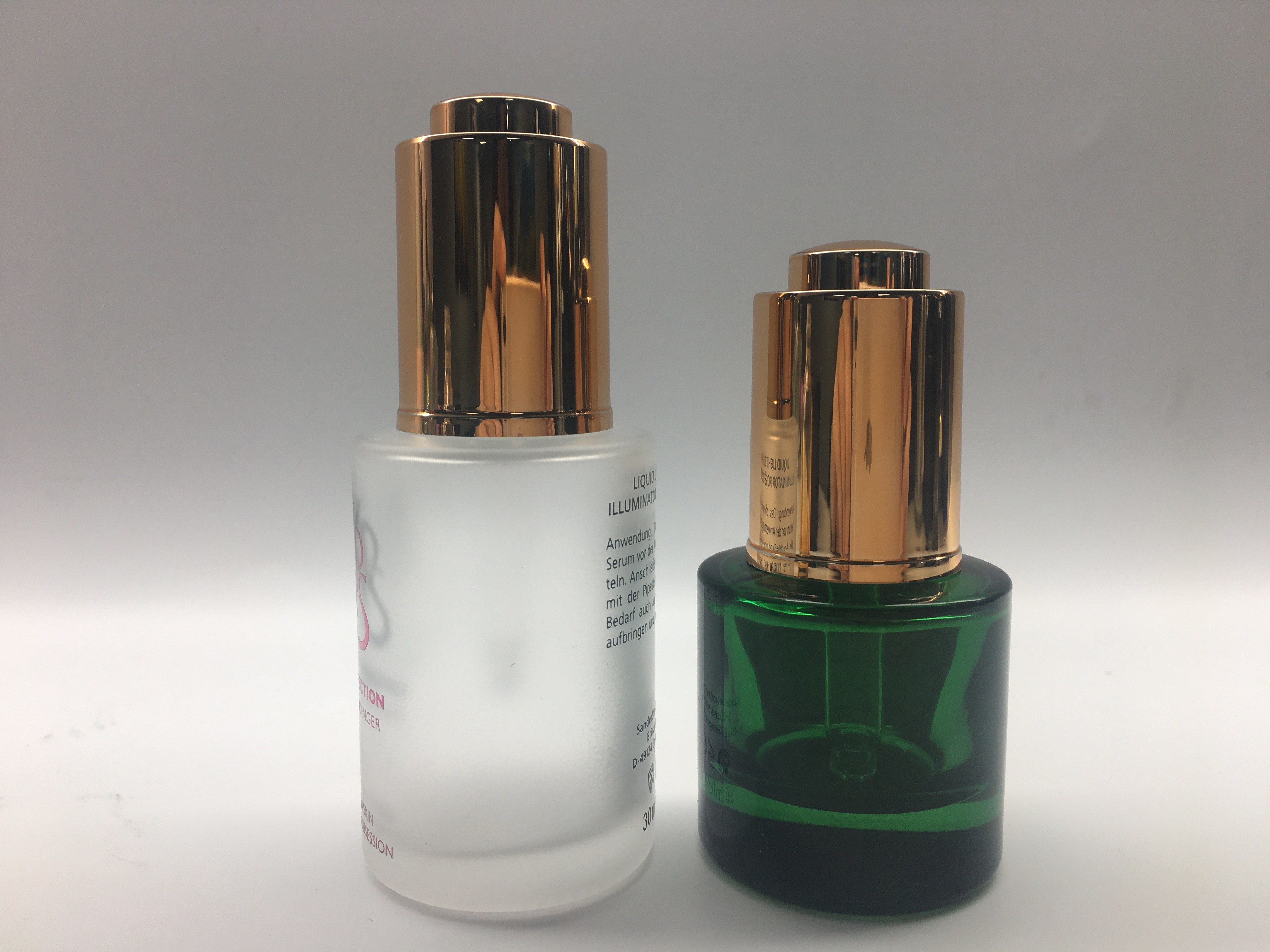 Cosmetic Skincare Glass Eye Dropper Bottle 15ml 20ml 30ml Small Size
