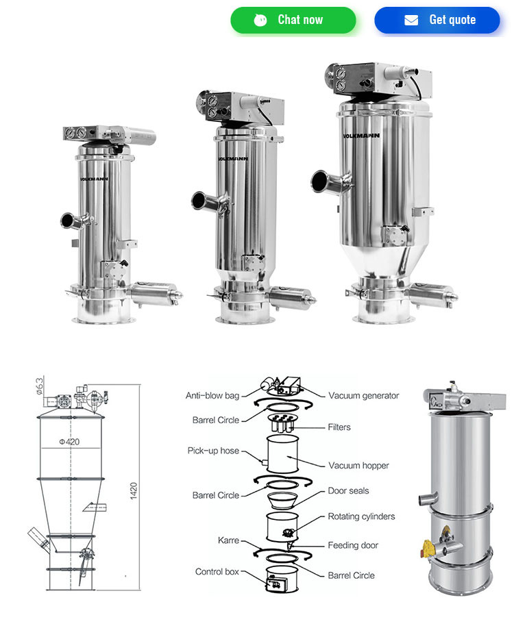Feeding Device With Good Quality Vacuum Convery For Roast Coffee
