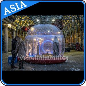  Durable Human Inflatable Snow Globe / Inflatable Tent For Chirstmas Manufactures