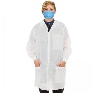  PP SMS Hospital Uniforms Doctor Nurse Surgical Medical White Lab Coat Scrub Suit Adult Kids Chemistry Lab Suit Manufactures