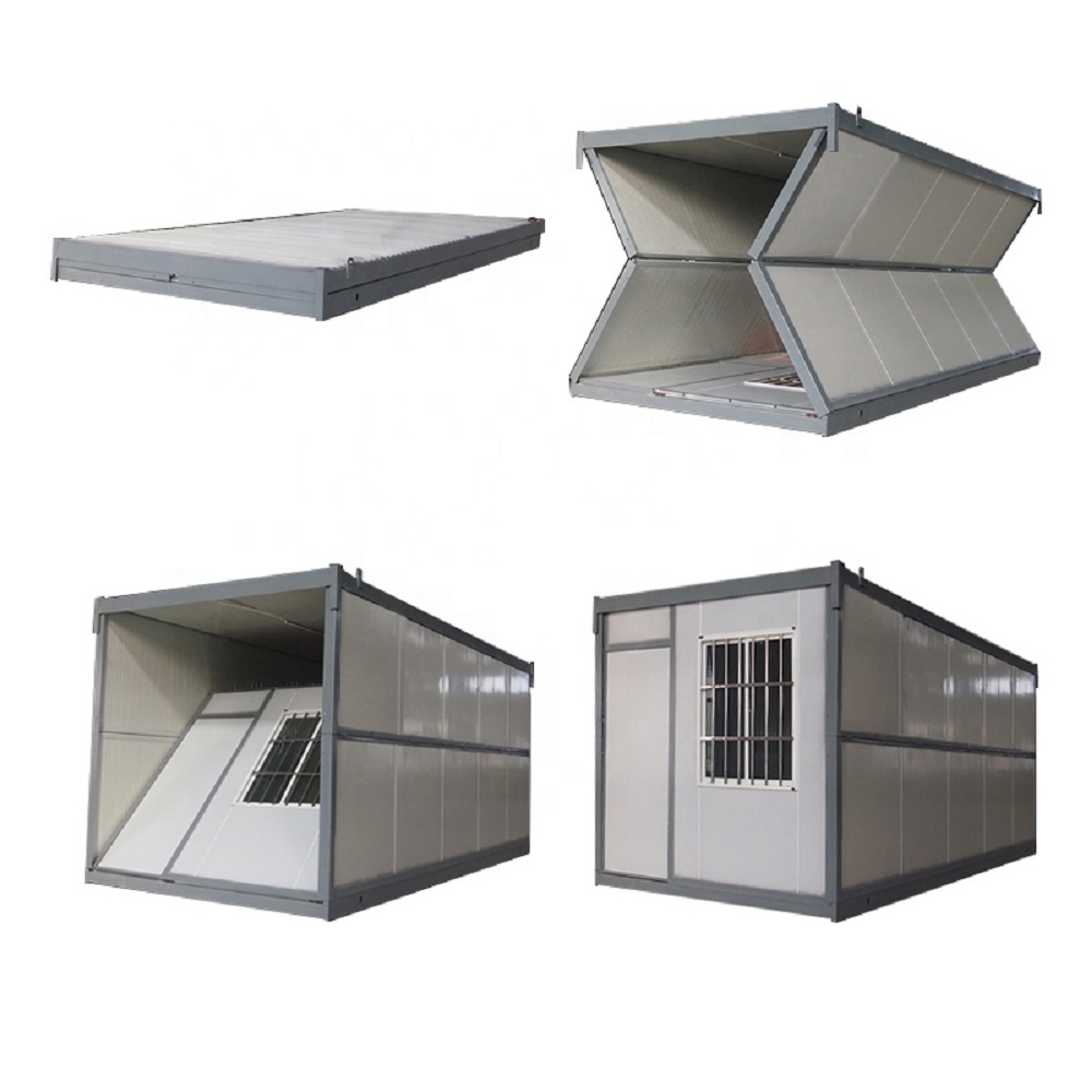 Galvanized Light Steel Frame 20ft Expandable Modular Homes With PVC Sliding Window