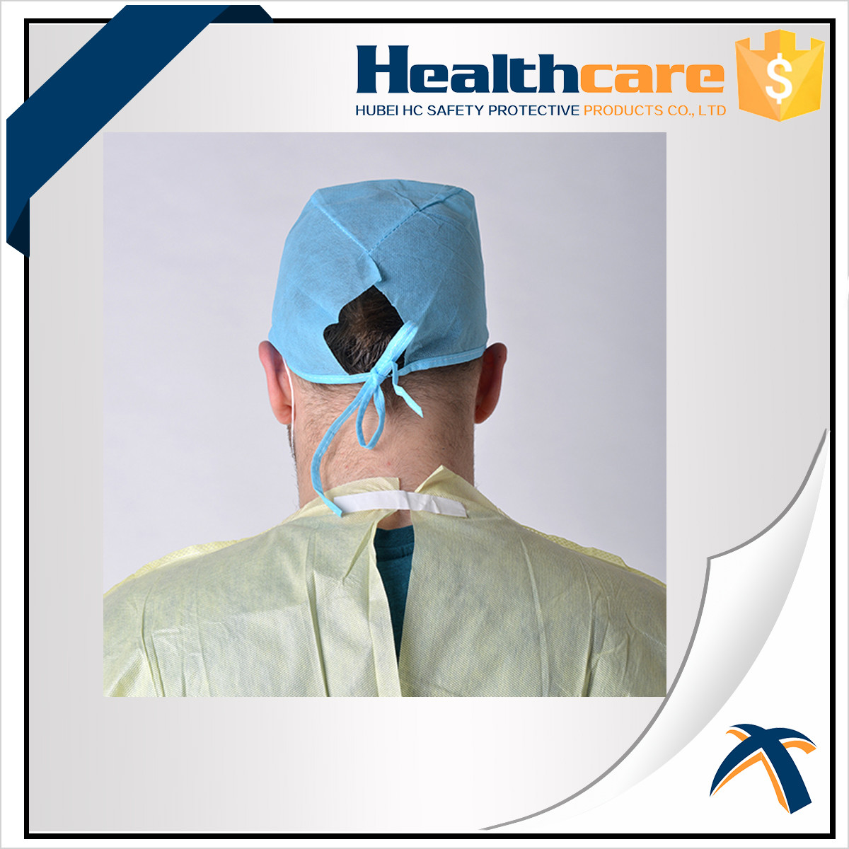 Medical Surgical Disposable Bouffant Cap Hair Cover For Nurses