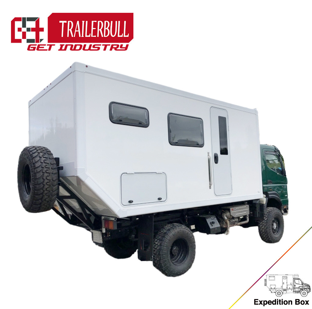 Corner Cutting Expedition Truck Camper Box Type Motorhome