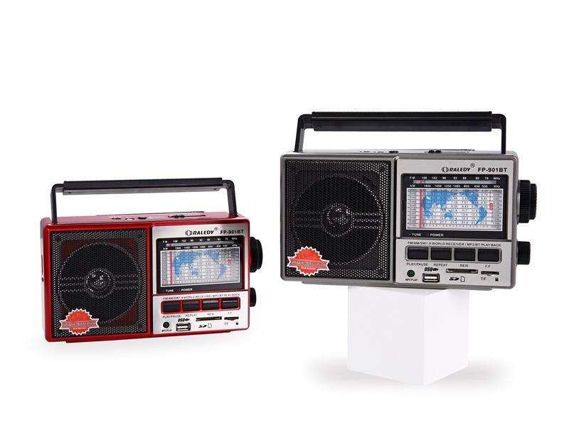 2.4 Inch LCD Display Portable Radio Player with 3.5mm Stereo Output Connectors