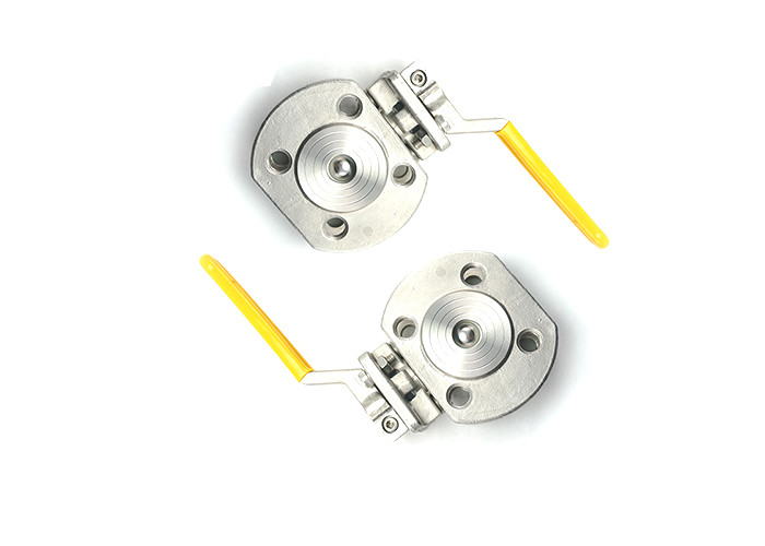 Oil / Air Pipe Stainless Steel Valves One Piece Ball Valve BSPT Threaded End