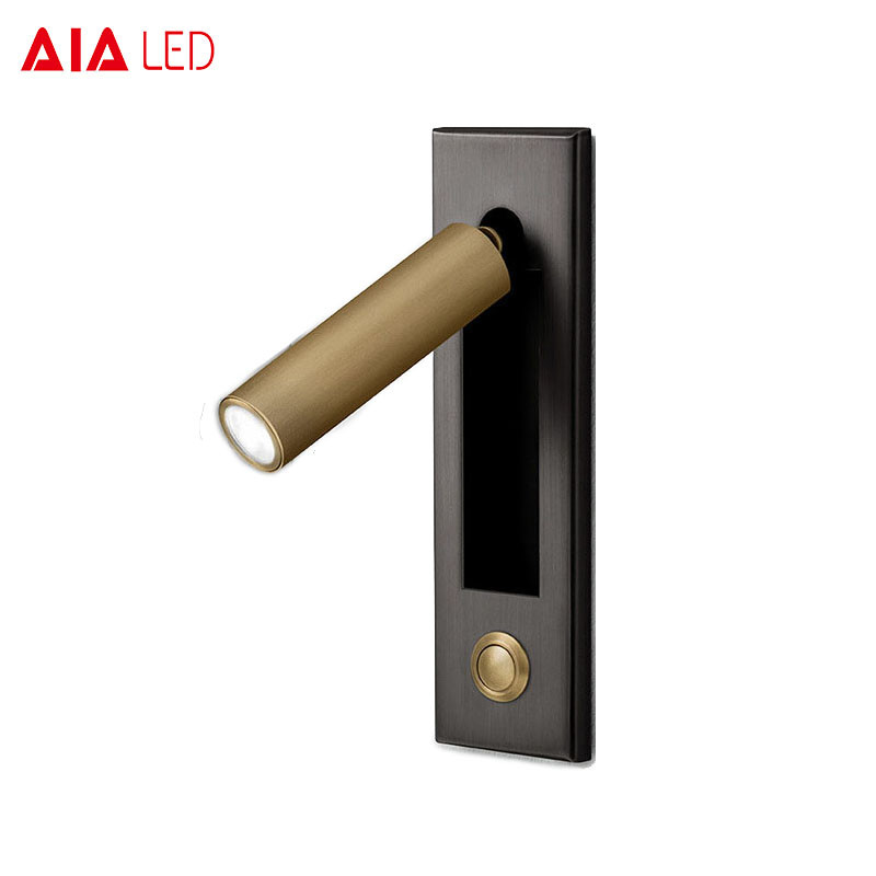 Indoor usb reading wall light usb LED bedside wall light/Interior bed wall lamp for hotel