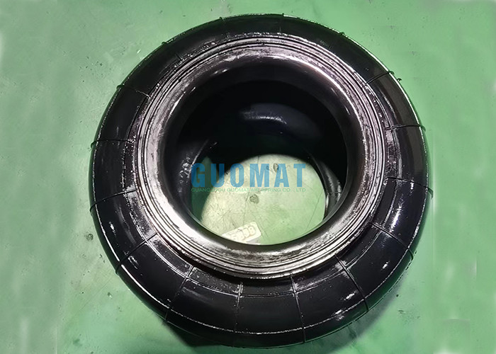 8X1 Single Convoluted Industrial Air Spring 90mm Natural Height Black Rubber Bellow