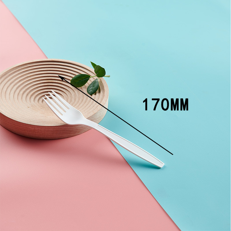 Disposable Cornstarch Knife Fork Spoon Primary Color Sustainable Food Packaging Environmentally Friendly