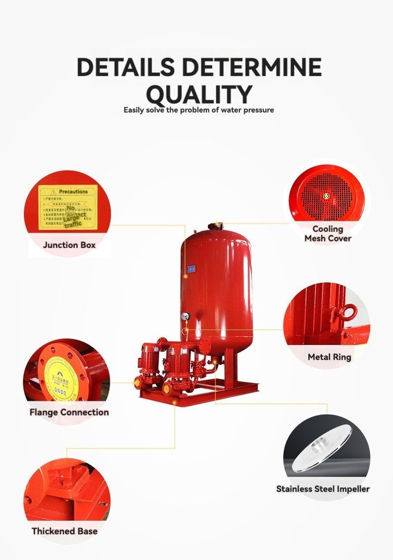 Single Stage Centrifugal Water Pump Vertical Inline Pump 220V-380V