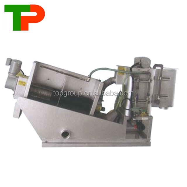100L/Hour TPDL Volute Screw Sludge Dewatering System for Biological Sludge Treatment