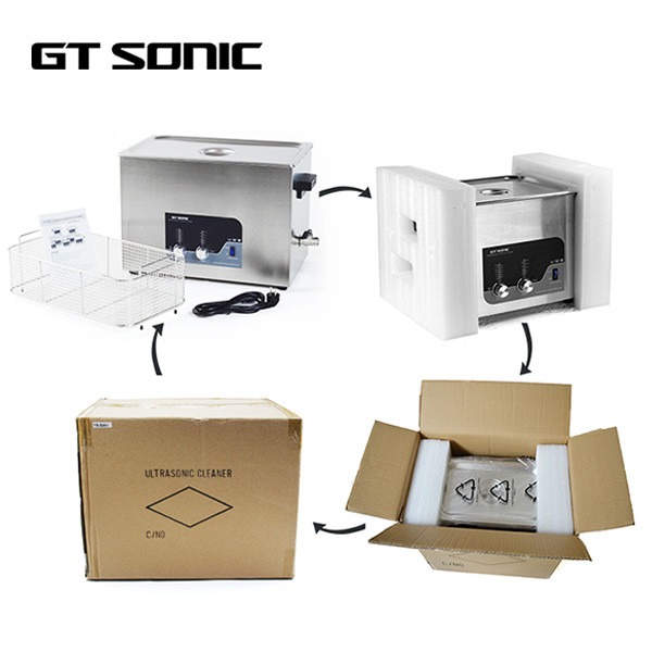 Auto Tools Manual Ultrasonic Cleaner LED Light Display 0 - 30 Min Timer