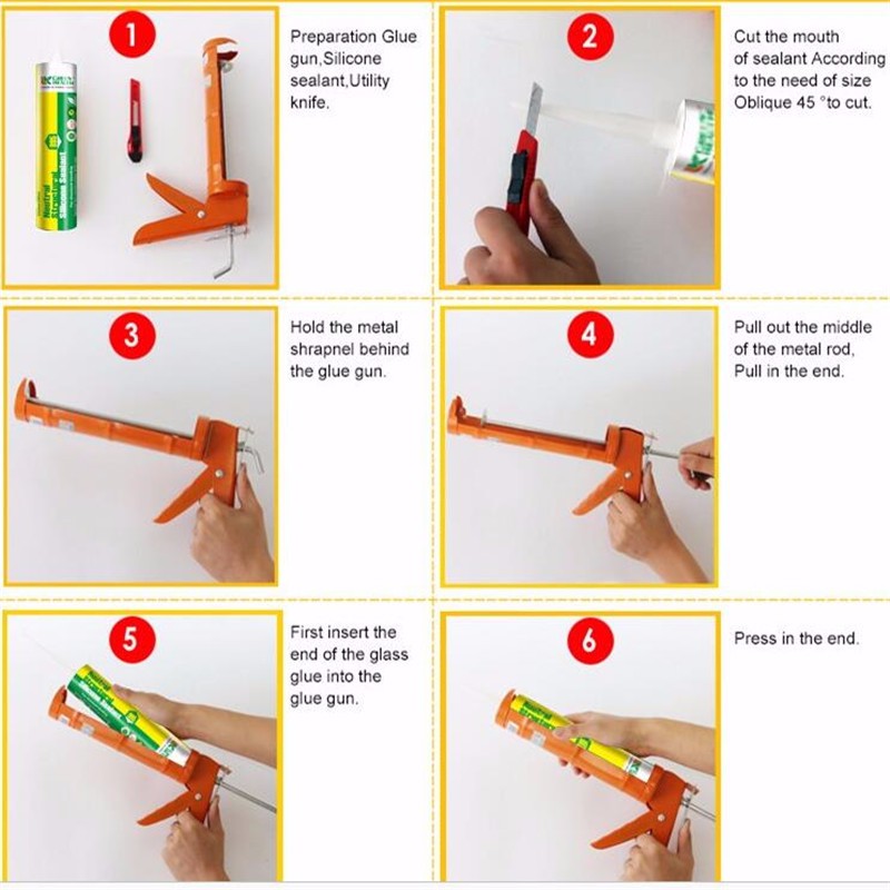 Aquariums 0.96g/Ml Acrylic Silicone Adhesive Sealant