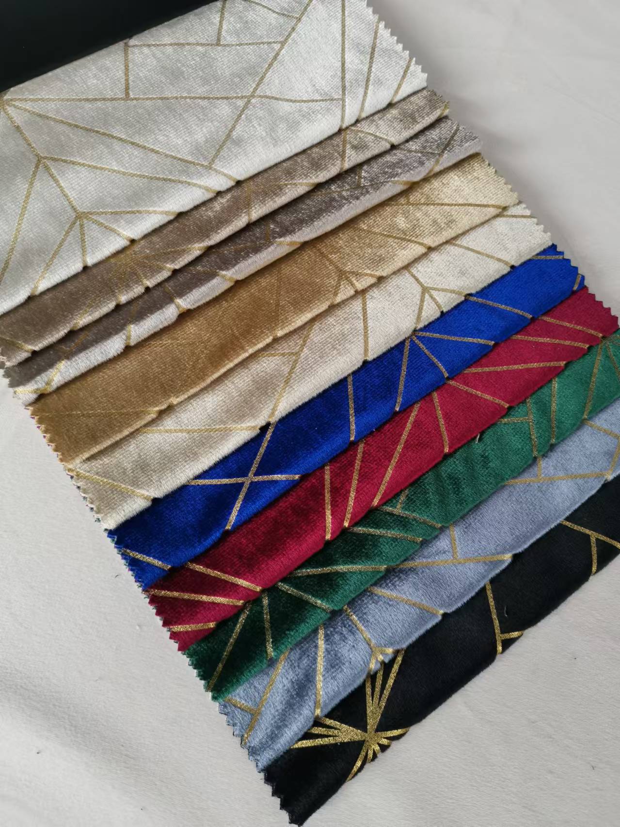Linen Velvet Curtain Fabric Breathable Living Room Furniture Fabrics