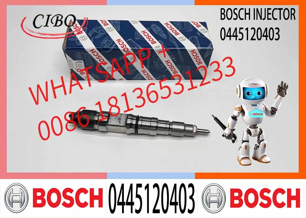 High Quality Diesel Engine Fuel Common Rail Injector 0445120399 0445120400 0445120403