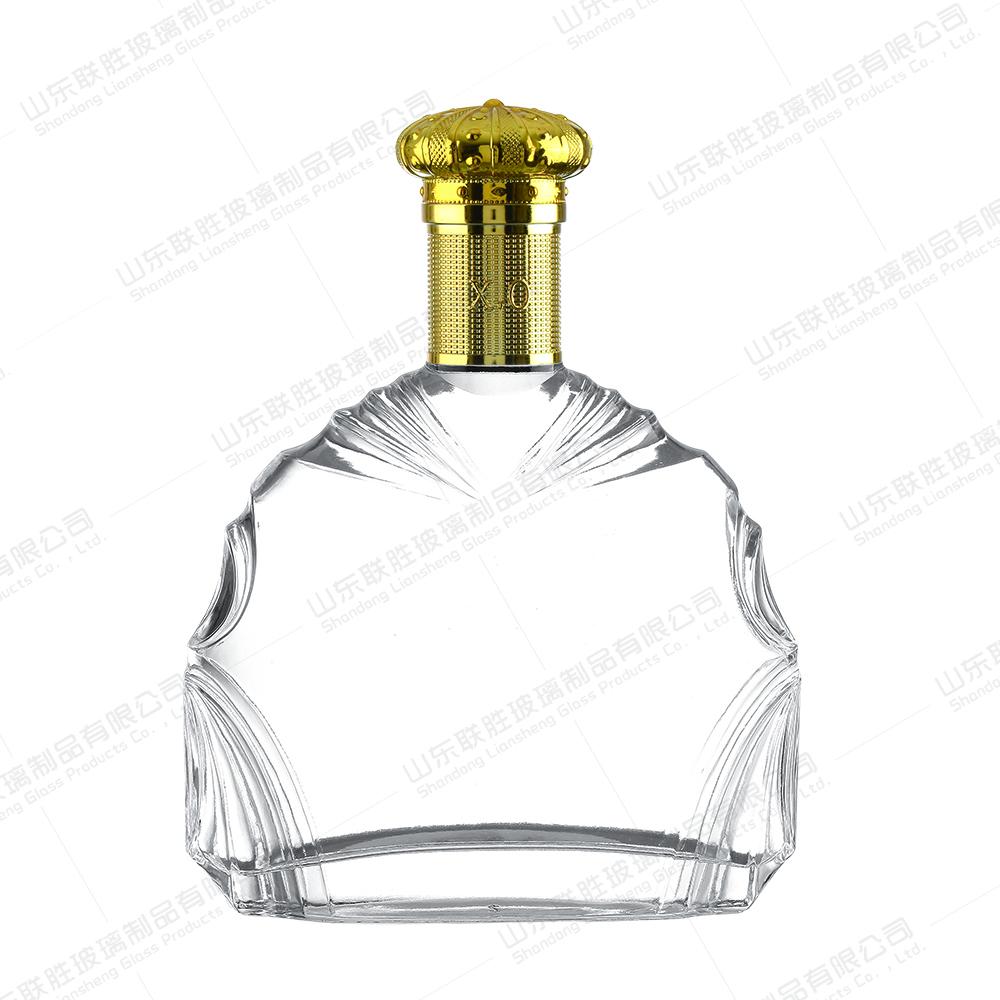 Custom Size Glass Wine Decanter 700ml 1000ml Healthy Lead Free Glass Bottle