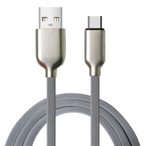 Fast Charging Speed 2A TPE Zinc Alloy 1M Charging Cable for Smooth Data Transfer and Multiple Device Compatibility