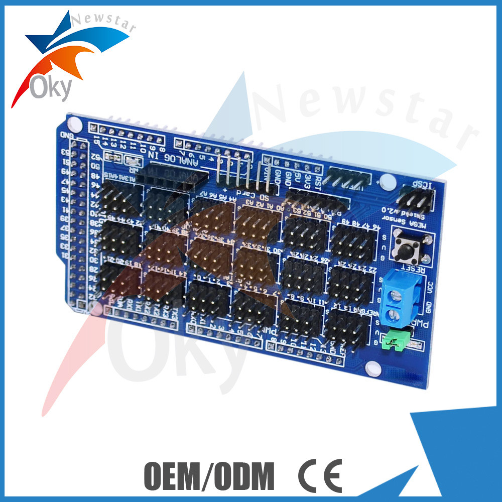 Sensor Shield For Arduino Digital Analog Module Servos, Sensor Shield V1.0