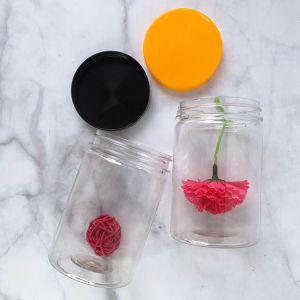 85 Diameter Transparent Plastic Containers With Transparent Design